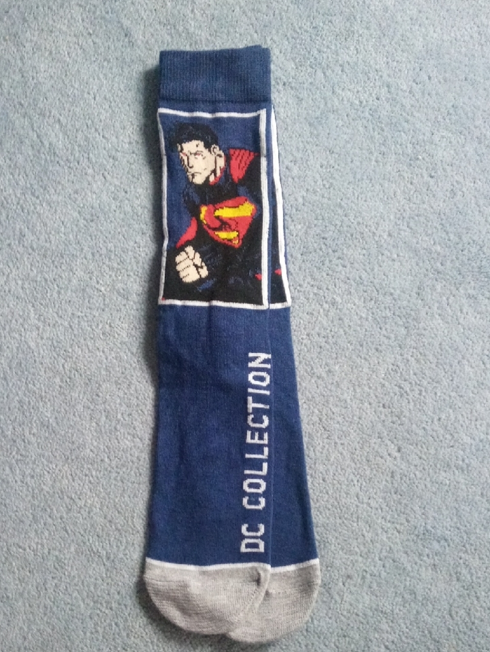 DC Comics Blue Superman Knee-High Socks